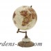 Cole Grey Wood Metal Marble Globe COGR7623